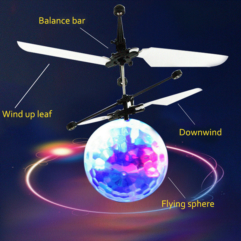New Flying Ball Luminous Kid's - Rc Helicopter Mini avaliação e preço