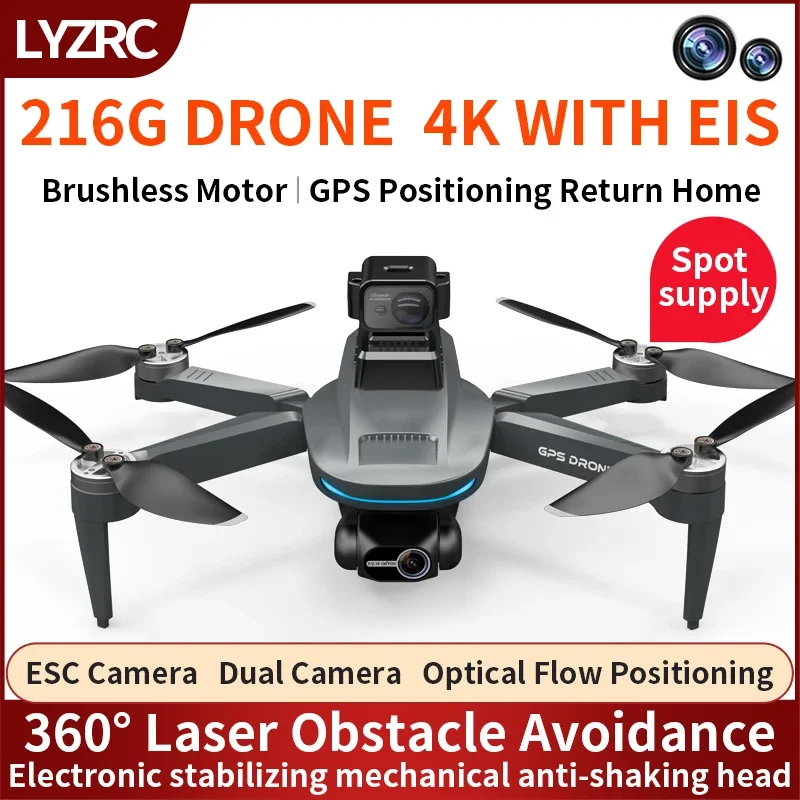 L200 PRO MAX Drone 4K 2-Axis P - Rc Helicopter Electric avaliação e preço