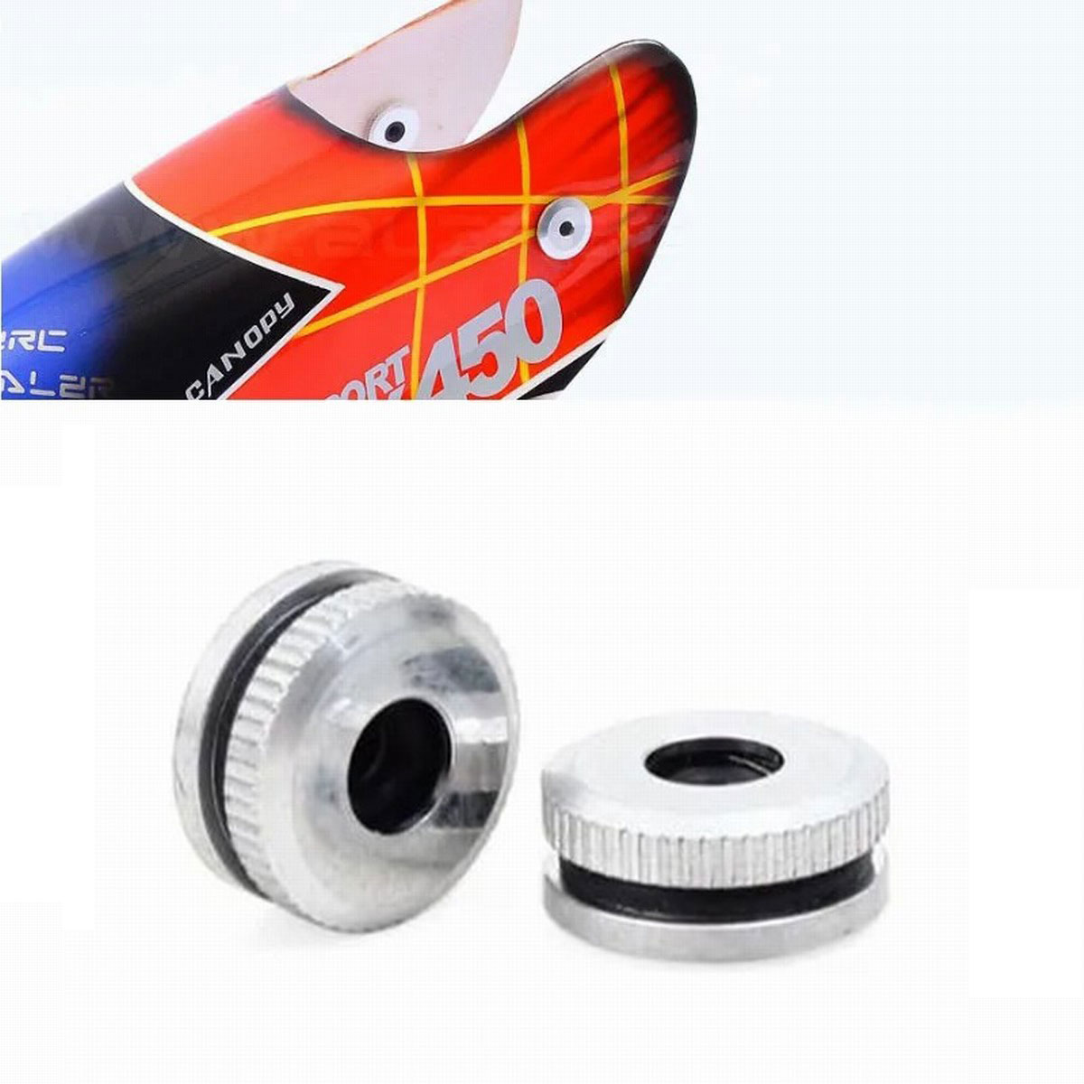 Metal Canopy Mounting Nuts for - Rc Helicopter Nitro avaliação e preço