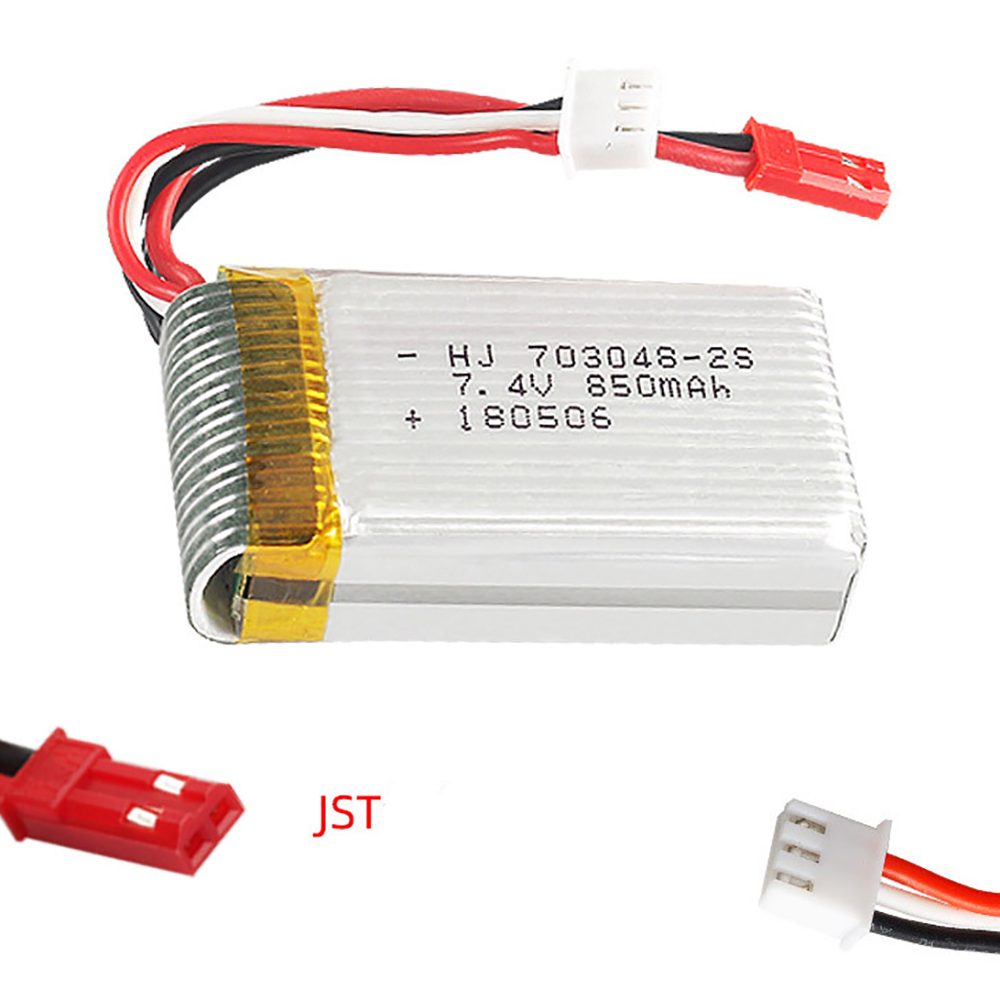 1-5pcs  2s 7.4V 850mAh 703048  - Rc Helicopter Battery avaliação e preço