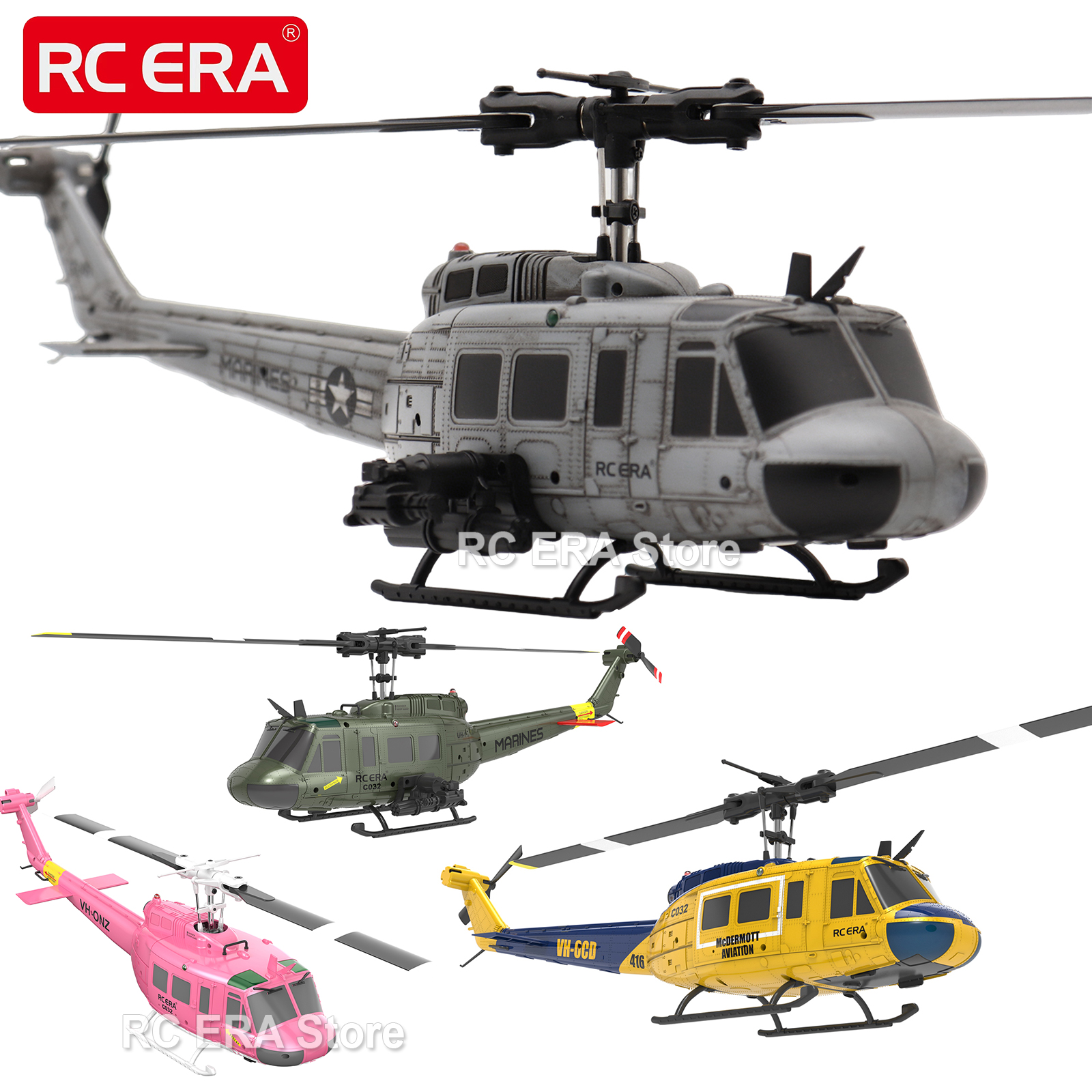RC ERA C032 UH1 Huey Weathered - Rc Helicopter Nitro avaliação e preço