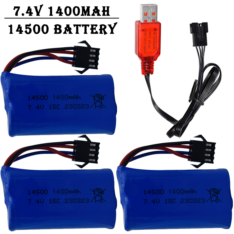 7.4V 1400mAh 14500 lithium-ion - Rc Helicopter Charger avaliação e preço