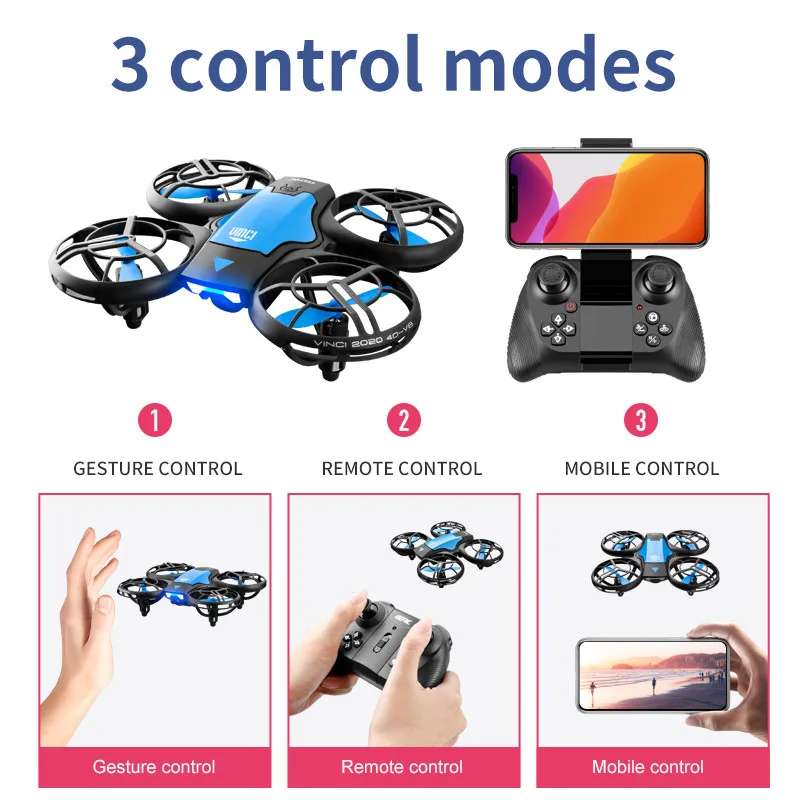 V8 New Mini Drone 4k professio - Rc Helicopter Electric avaliação e preço