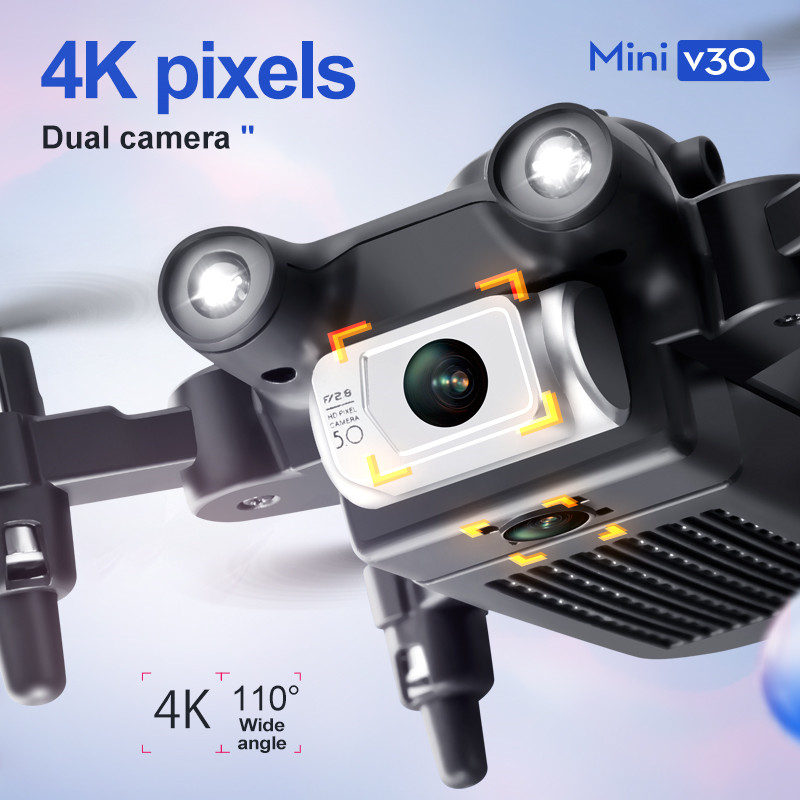Mini V30 WiFi FPV Drone With 4 - Rc Helicopter Case avaliação e preço