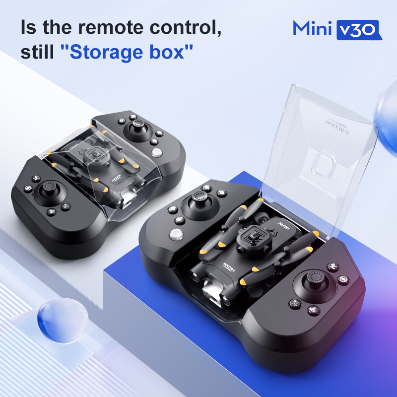 Mini V30 WiFi FPV Drone With 4 - Rc Helicopter Case avaliação e preço