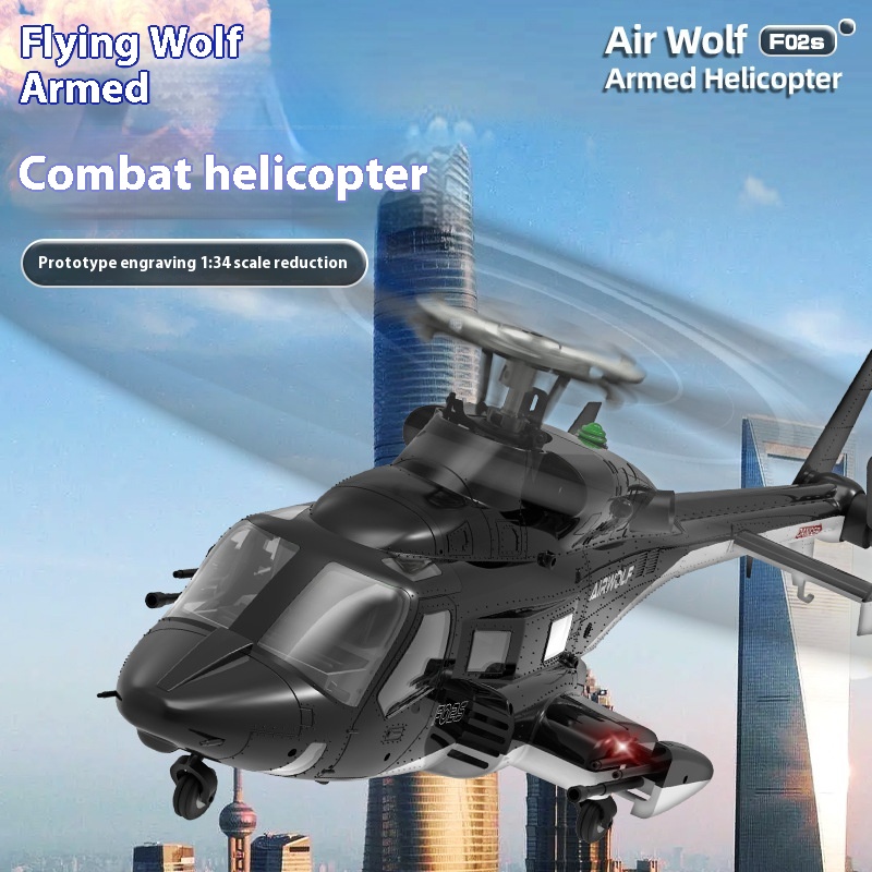 Yuxiang F02s Flying Wolf Armed - Rc Helicopter Nitro avaliação e preço