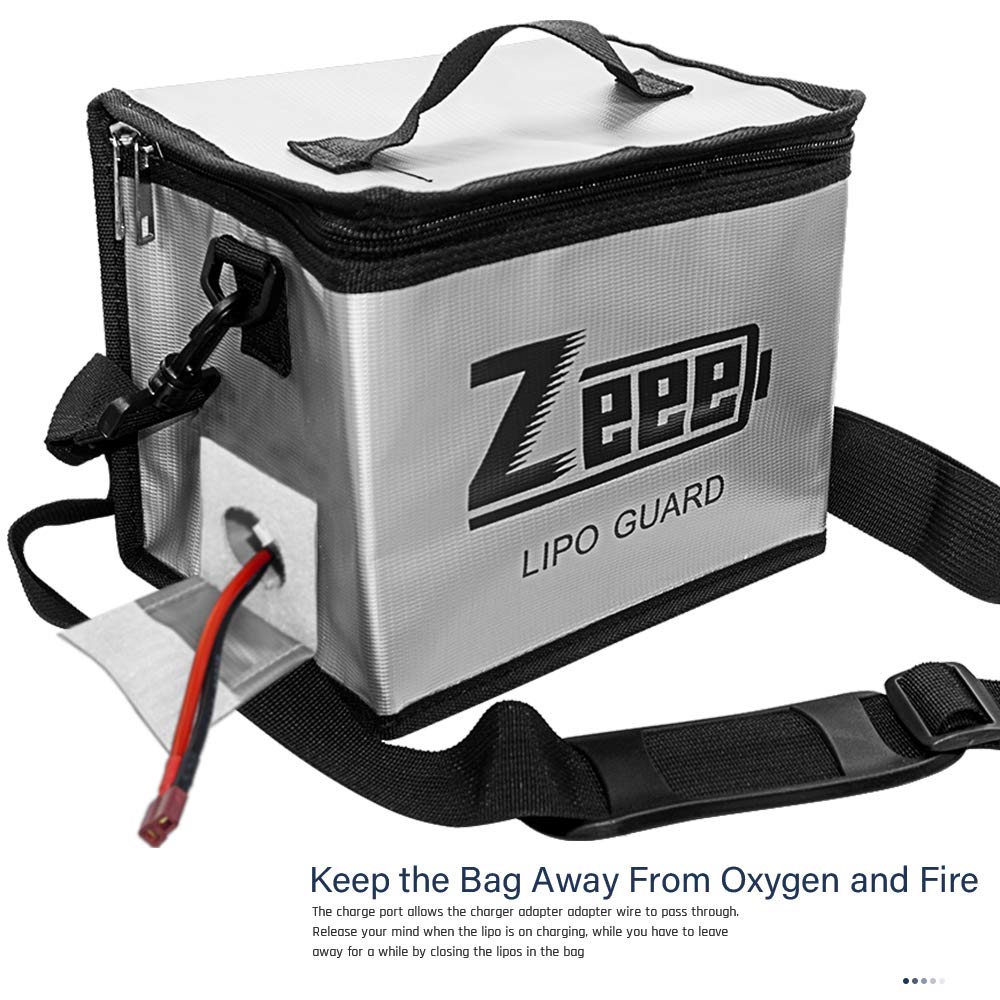 Zeee Lipo Battery Safe Bag 215 - Rc Helicopter Bag avaliação e preço