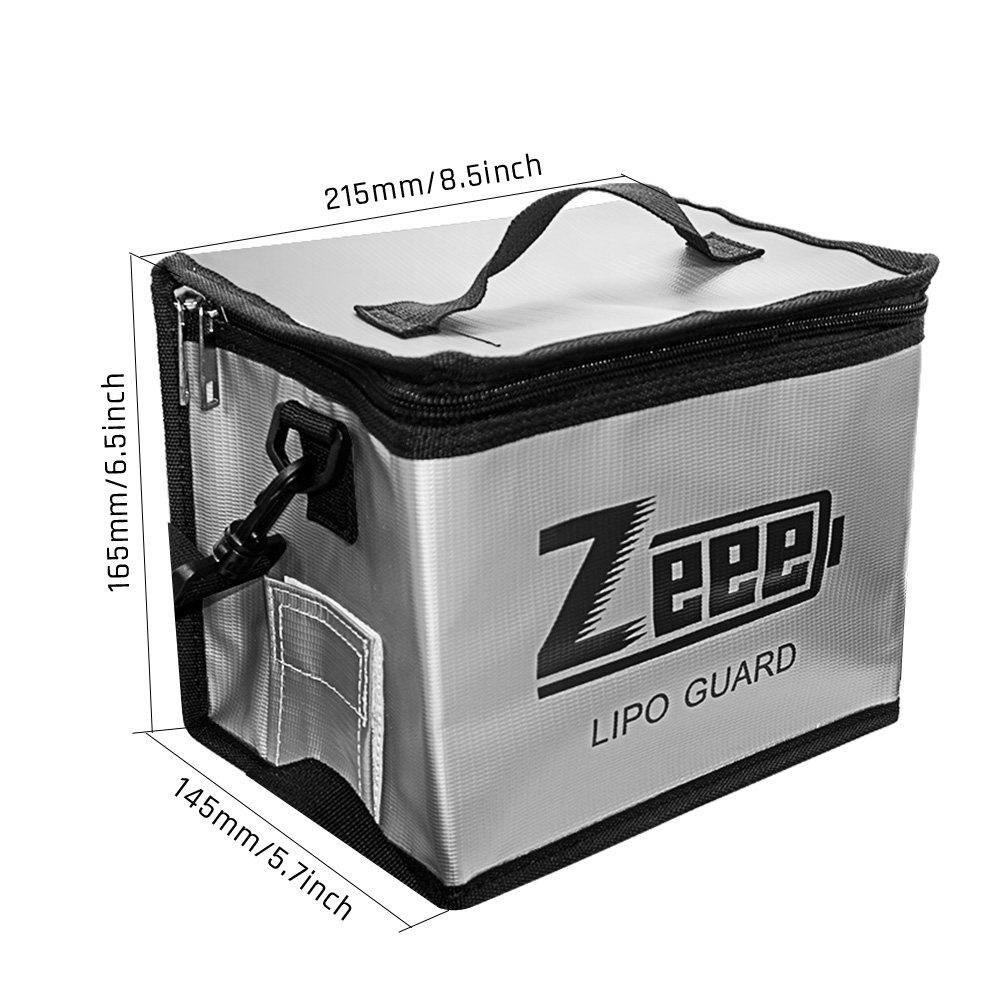 Zeee Lipo Battery Safe Bag 215 - Rc Helicopter Bag avaliação e preço
