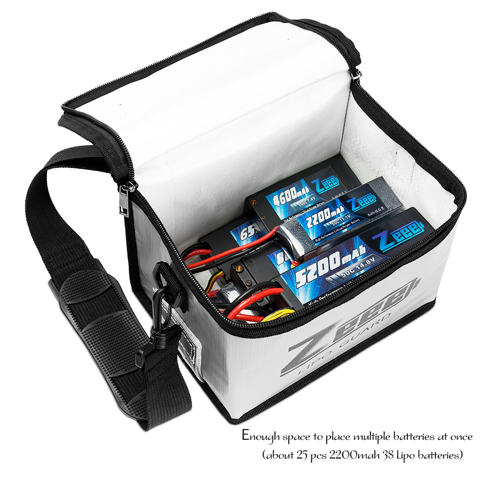 Zeee Lipo Battery Safe Bag 215 - Rc Helicopter Bag avaliação e preço
