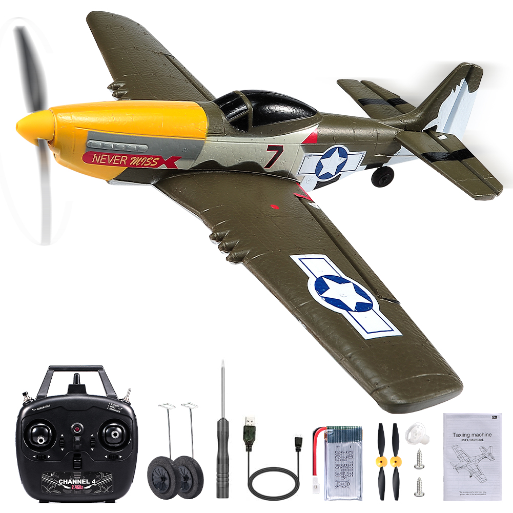 RC Plane P51 Mustang 2.4G Radi - Rc Helicopter Large avaliação e preço