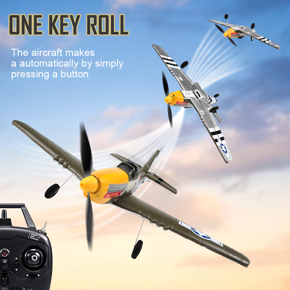 RC Plane P51 Mustang 2.4G Radi - Rc Helicopter Large avaliação e preço