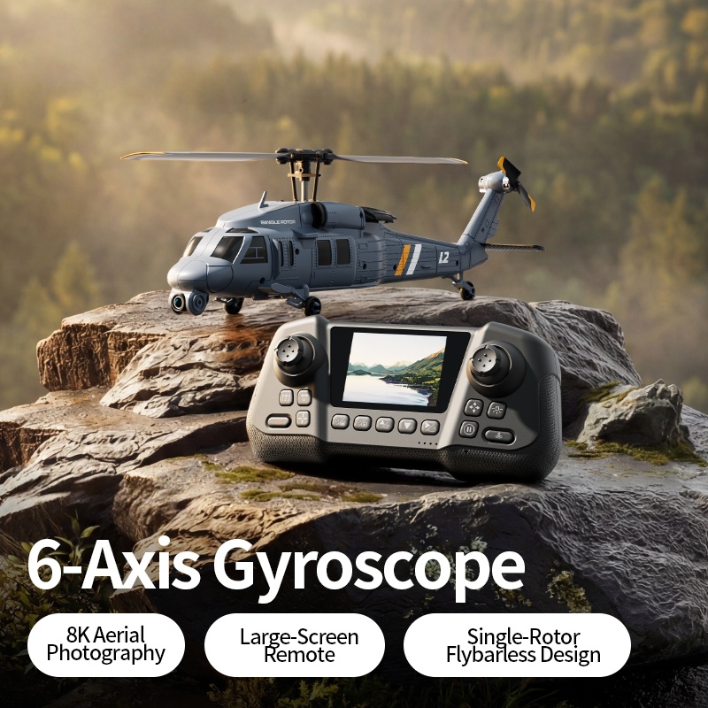 Single-Rotor Flybarless Design - Rc Helicopter Gyro avaliação e preço