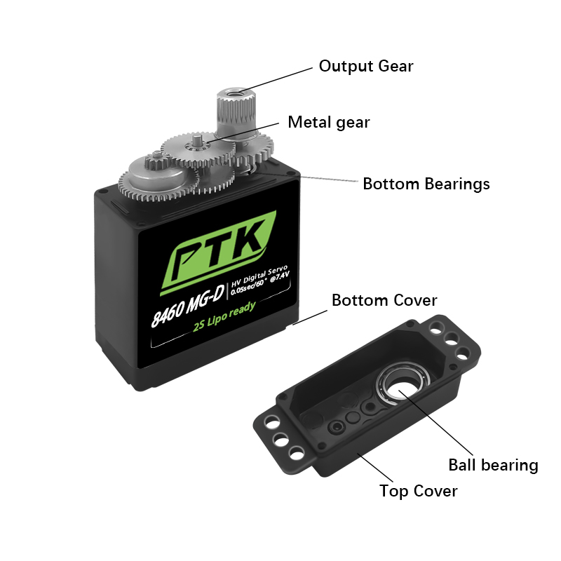 PTK 8460 MG-D9gDigital servo M - Rc Helicopter Motor avaliação e preço