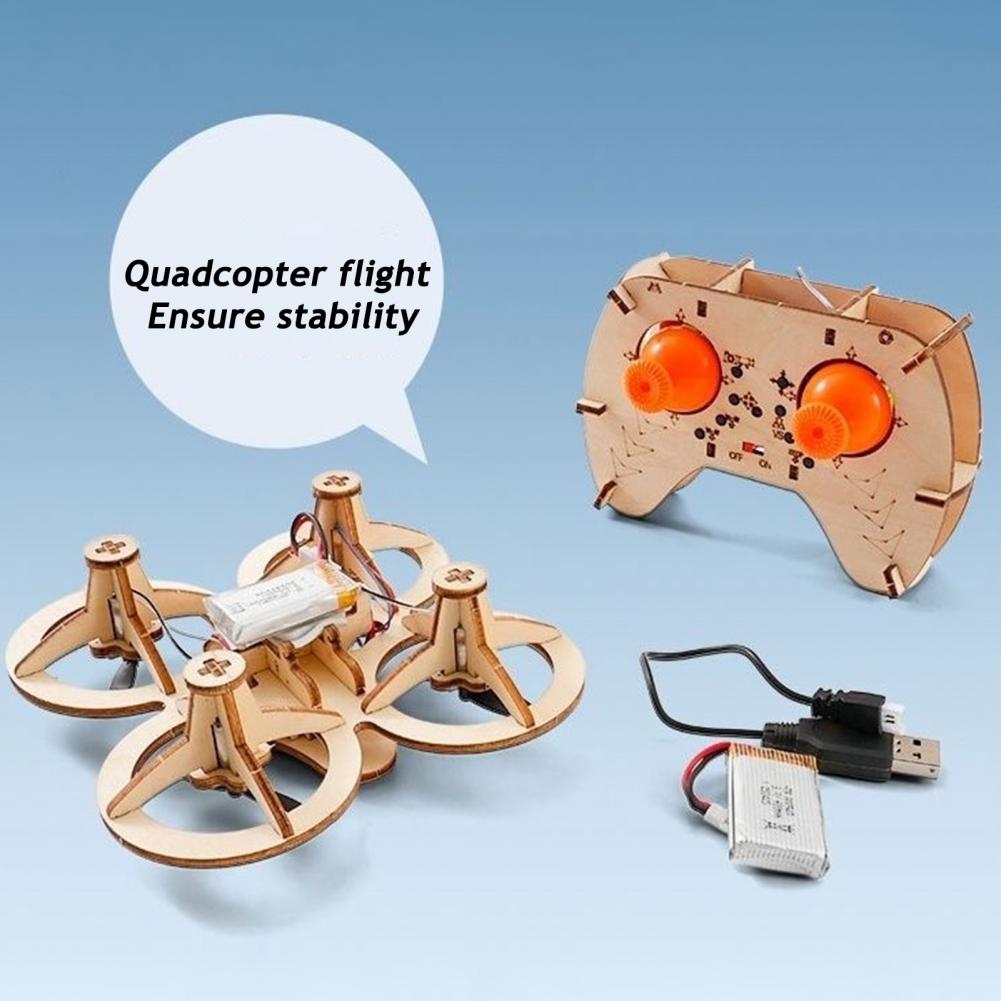 Rc Drone Toy Wooden Drone Puzz - Rc Helicopter Tool Kit avaliação e preço