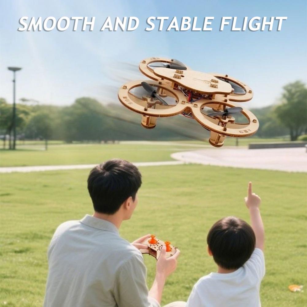Rc Drone Toy Wooden Drone Puzz - Rc Helicopter Tool Kit avaliação e preço