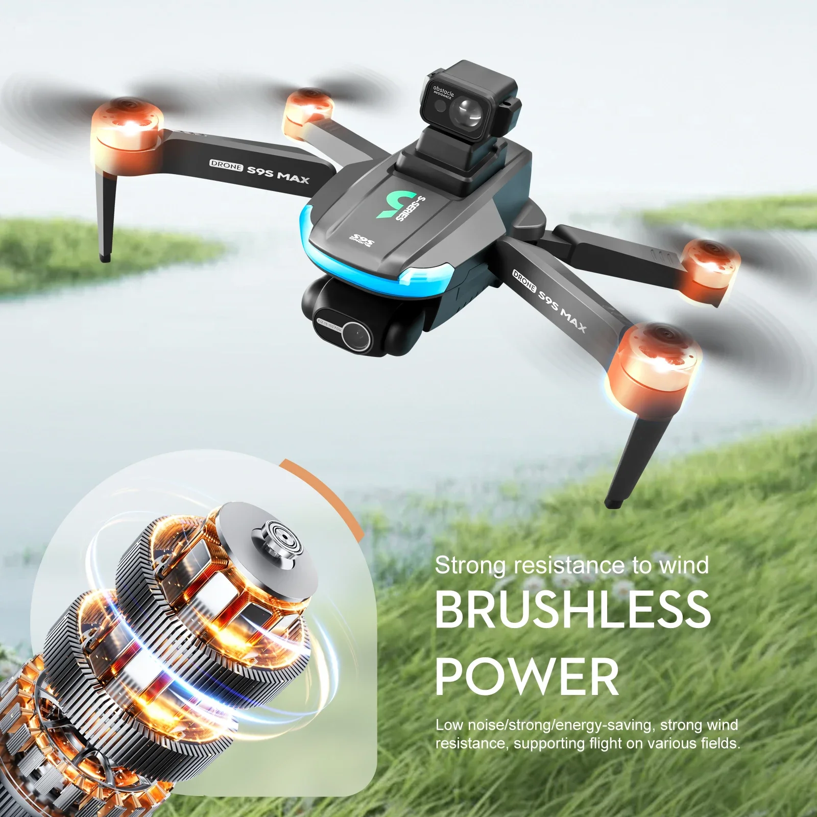 NEW S9S MAX MINI Drone 4K 2-Ax - Rc Helicopter Mini avaliação e preço
