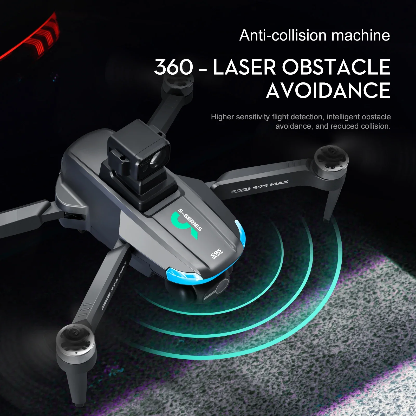 NEW S9S MAX MINI Drone 4K 2-Ax - Rc Helicopter Mini avaliação e preço