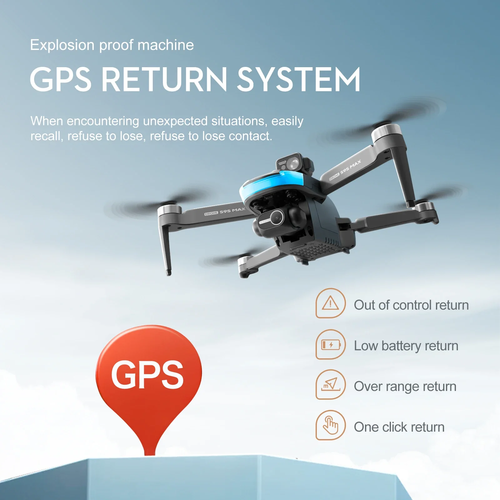 NEW S9S MAX MINI Drone 4K 2-Ax - Rc Helicopter Mini avaliação e preço