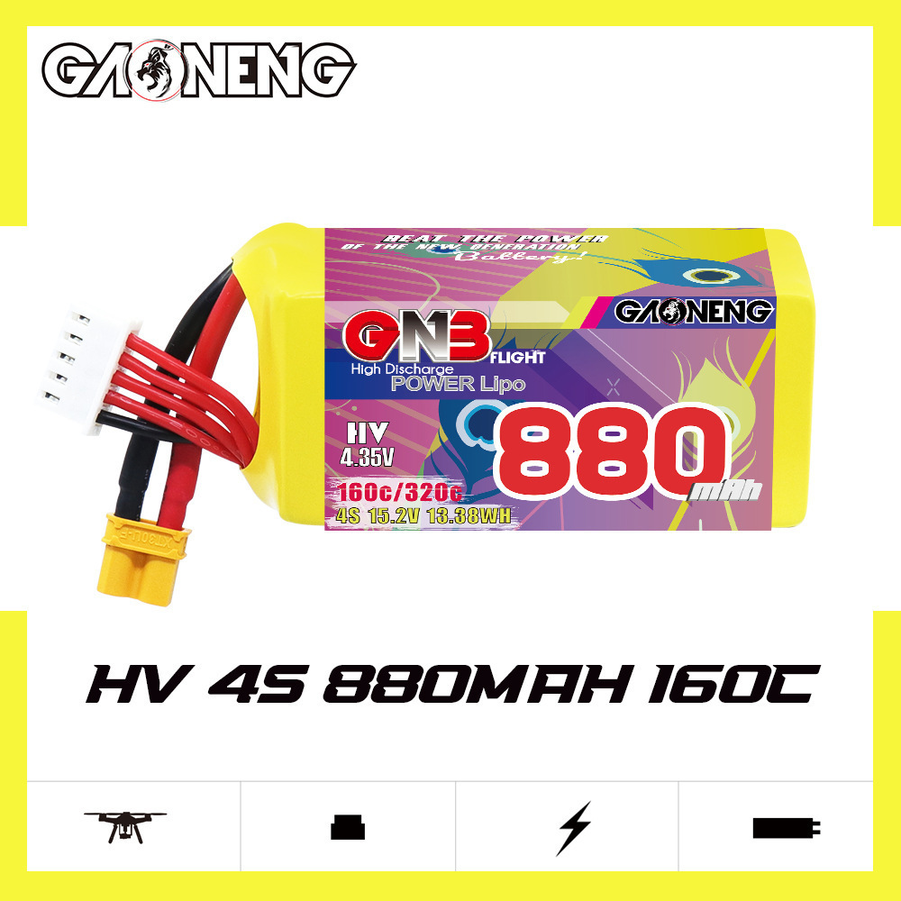 GNB 4S 880mAh 15.2V 160C/320C  - Rc Helicopter Parts avaliação e preço