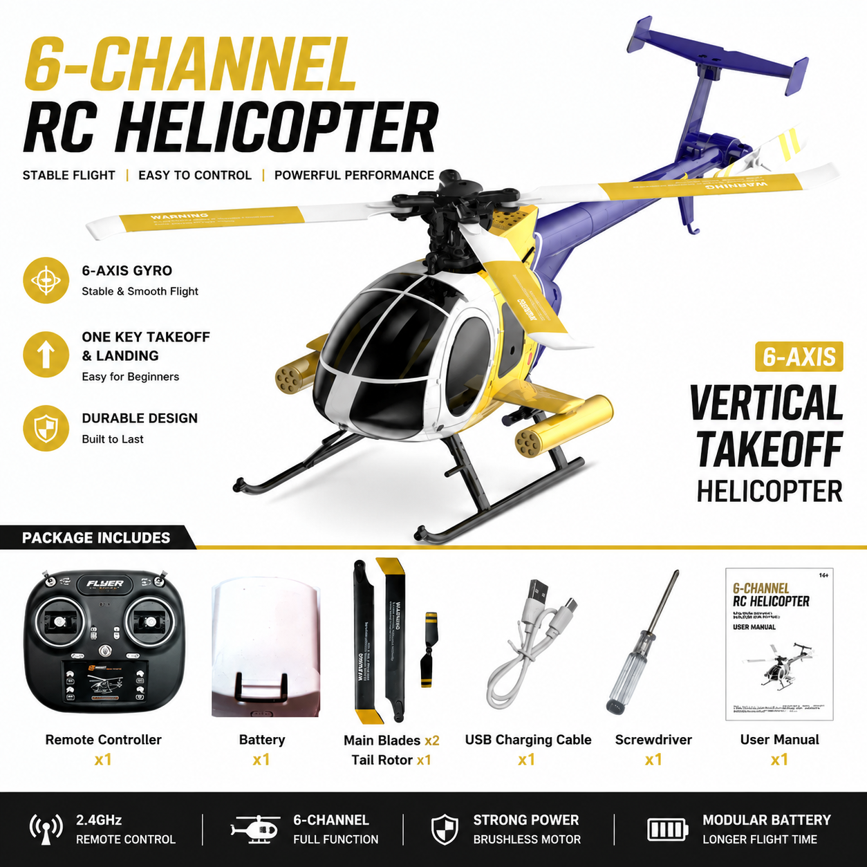 K300 6CH RC Helicopter Brushle - Rc Helicopter Gyro avaliação e preço