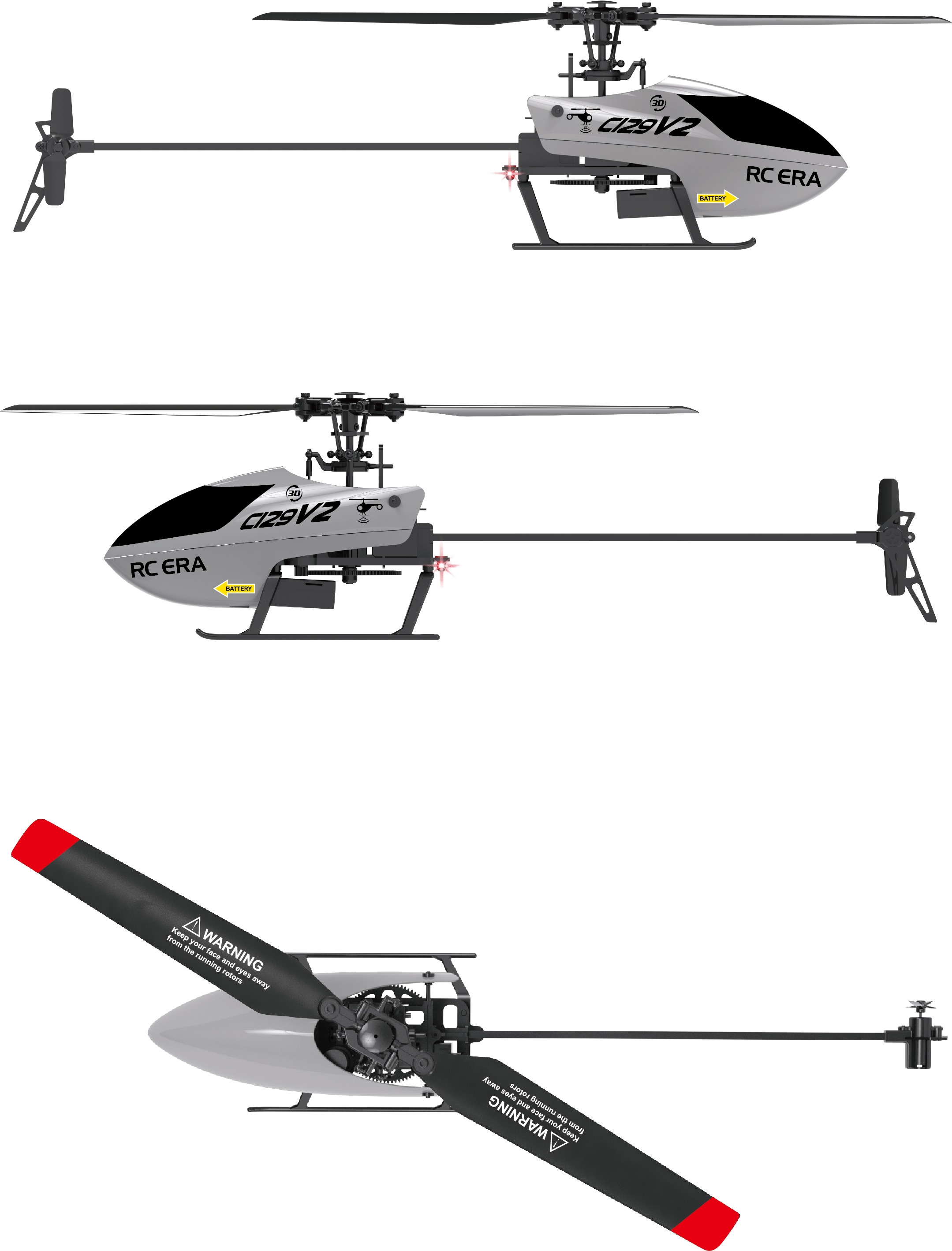 C129 V2 4CH RC Helicopter RTF  - Rc Helicopter Gyro avaliação e preço