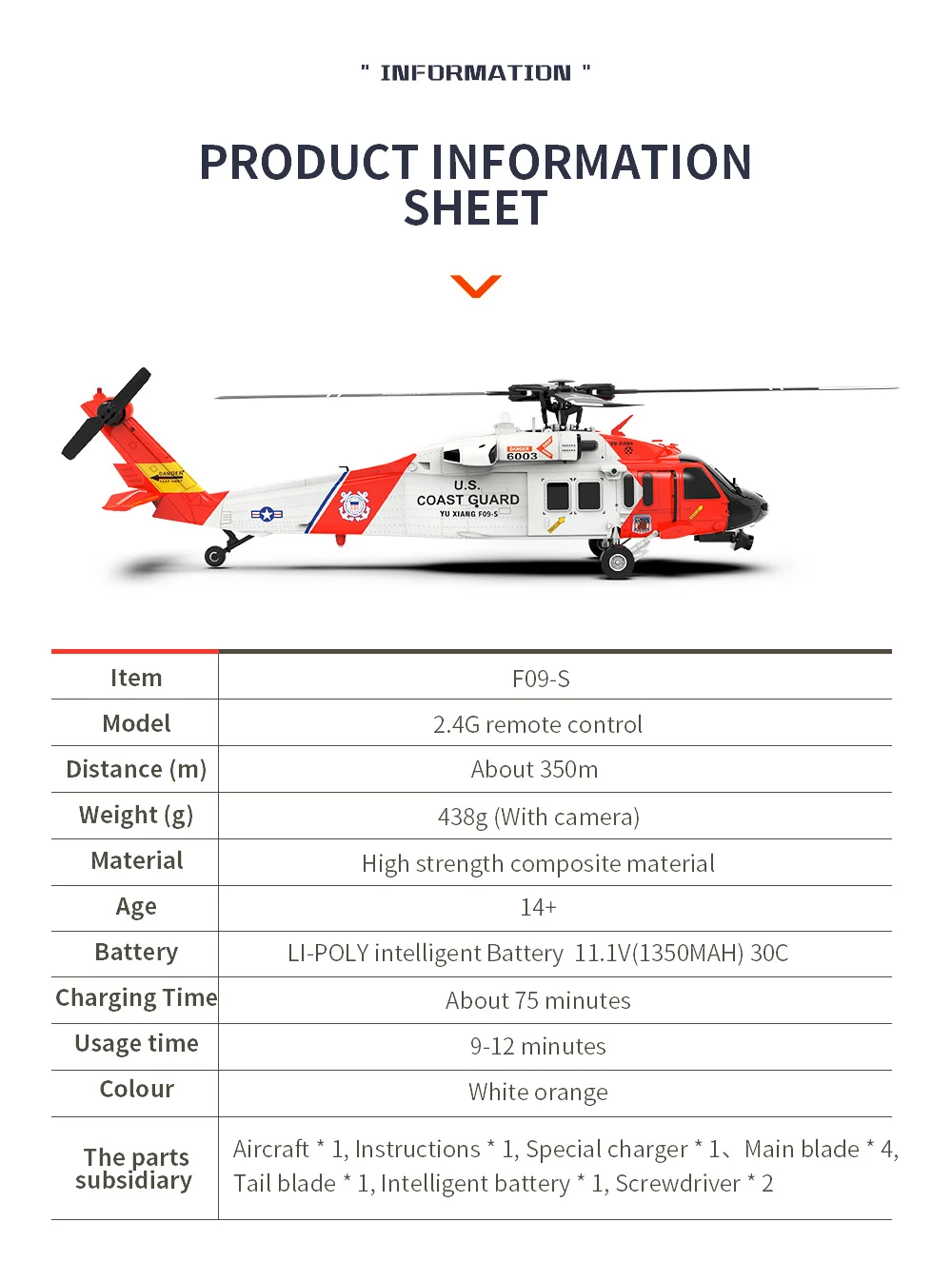YU XIANG F09-S Battery 6CH  UH - Rc Helicopter Coaxial avaliação e preço