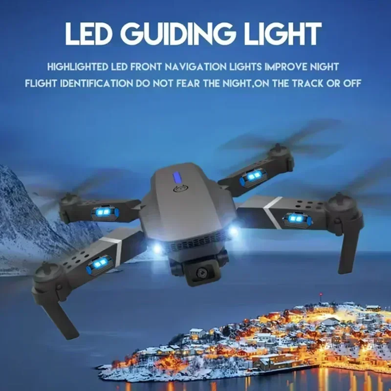 E88 Pro WIFI FPV Drone Wide An - Rc Helicopter Case avaliação e preço