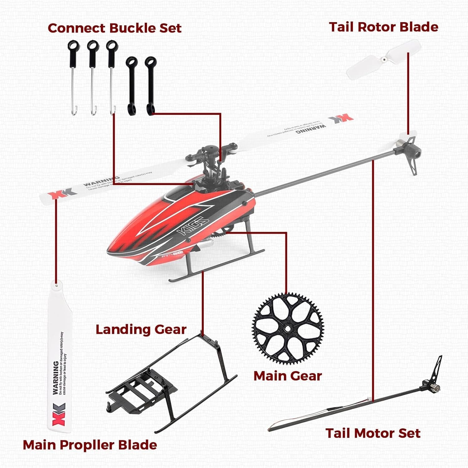 Spare Accessory Kit, Compatibl - Rc Helicopter Motor avaliação e preço