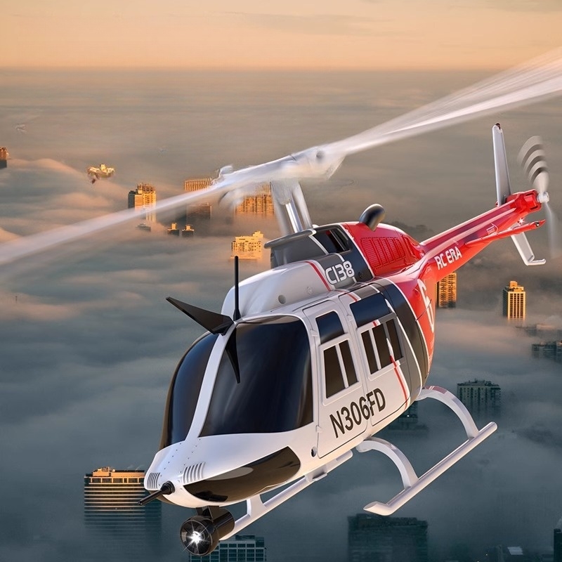 Rc  Era New Bell Two Hundred A - Rc Helicopter Single Rotor avaliação e preço