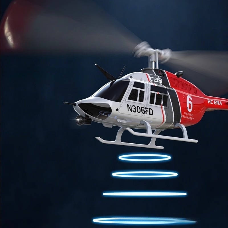 Rc  Era New Bell Two Hundred A - Rc Helicopter Single Rotor avaliação e preço