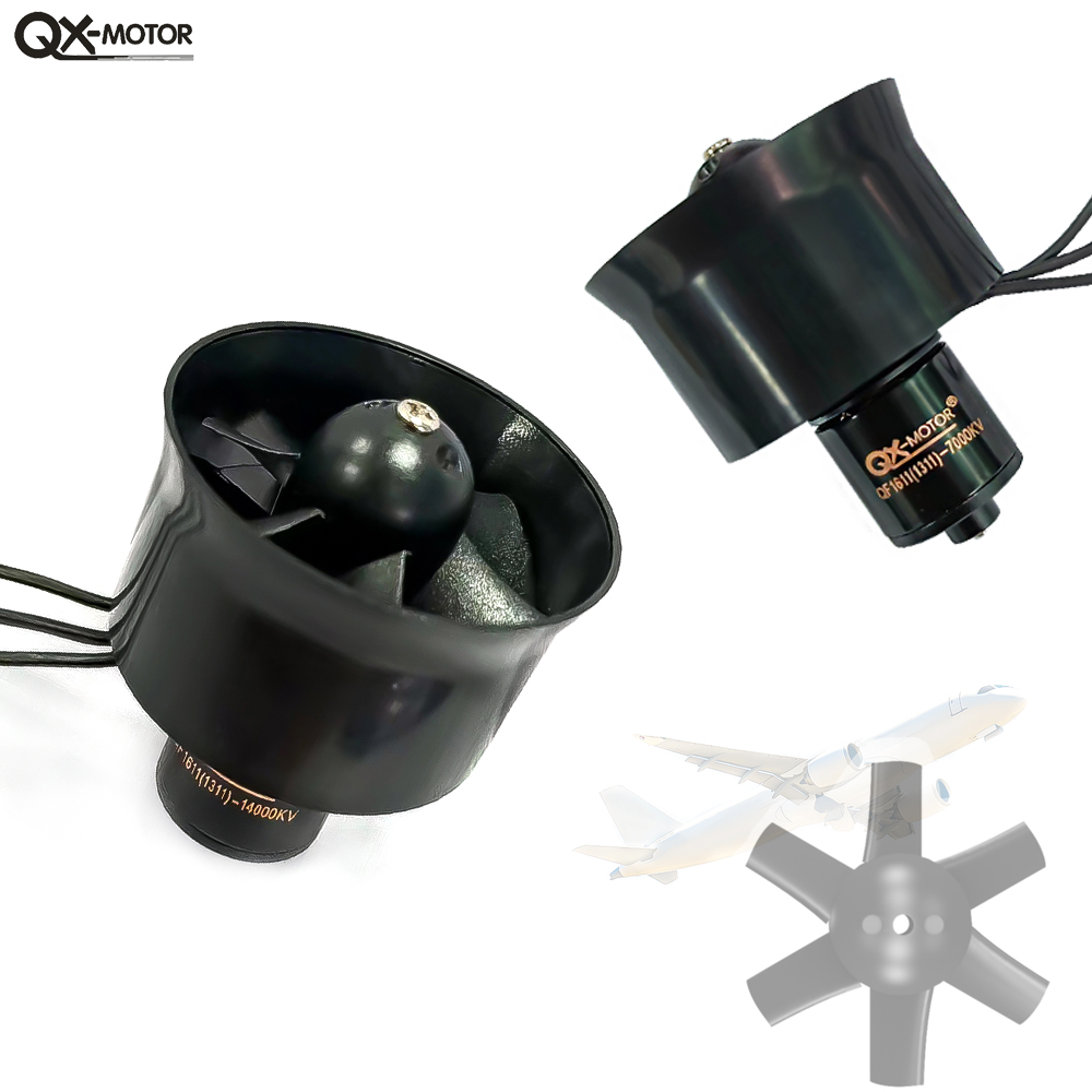 QX-MOTOR 30MM EDF QF1611 6 Bla - Rc Helicopter Blade avaliação e preço