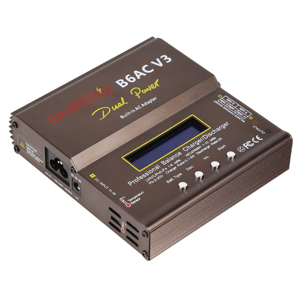 80W imax B6AC V3 Balance Charg - Rc Helicopter Charger avaliação e preço