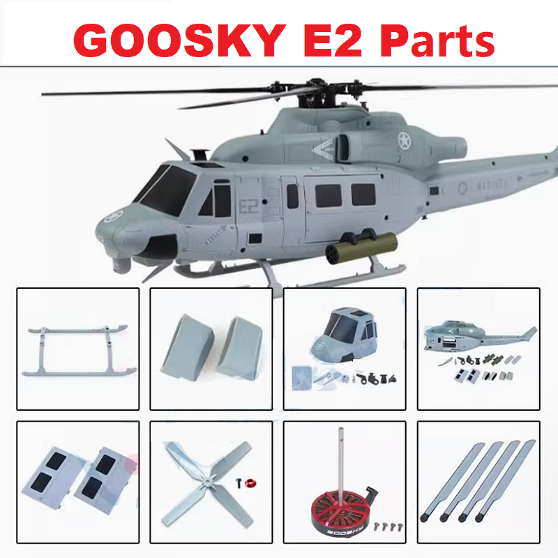Spare Parts For GOOSKY E2 UH-1 - Rc Helicopter Blade avaliação e preço