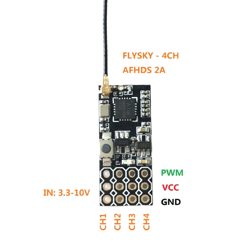 Flysky FS2A Mini Receiver 4CH  - Rc Helicopter Battery avaliação e preço