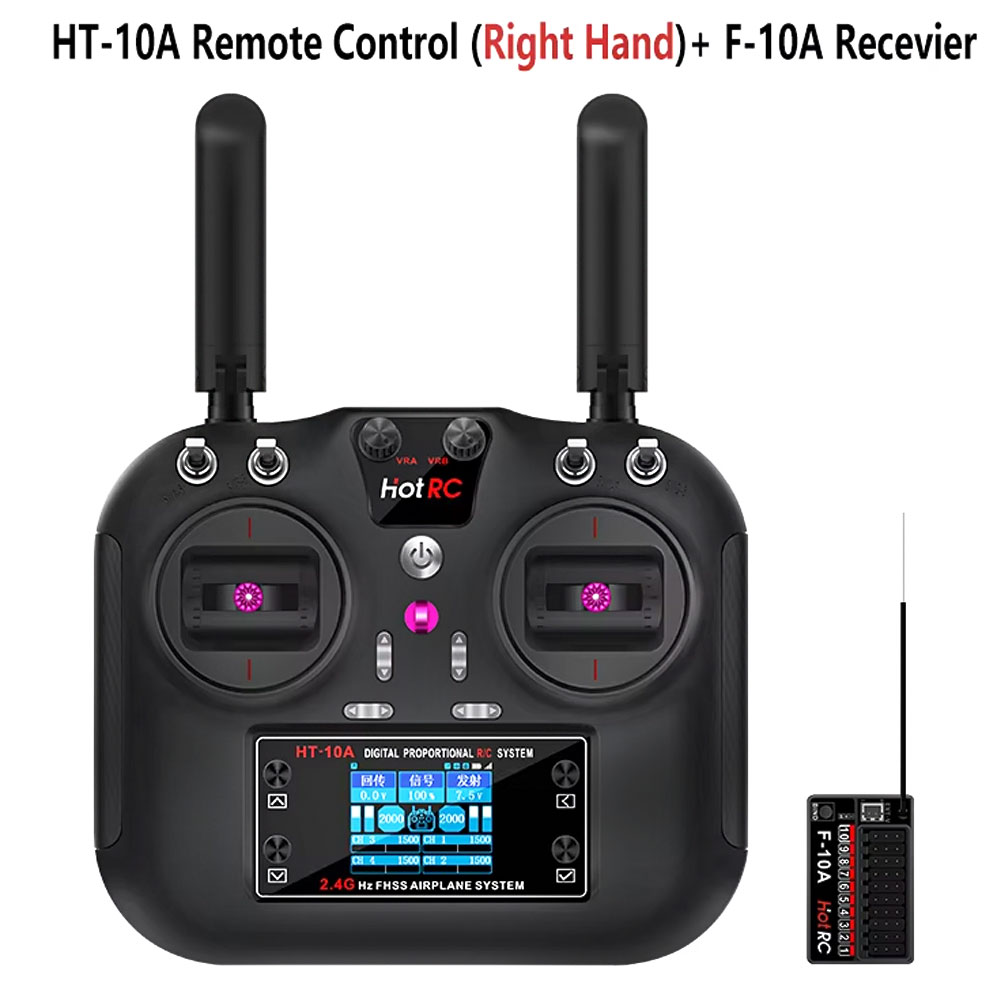 Hotrc HT-10A 2.4G 10CH Transmi - Rc Helicopter Motor avaliação e preço