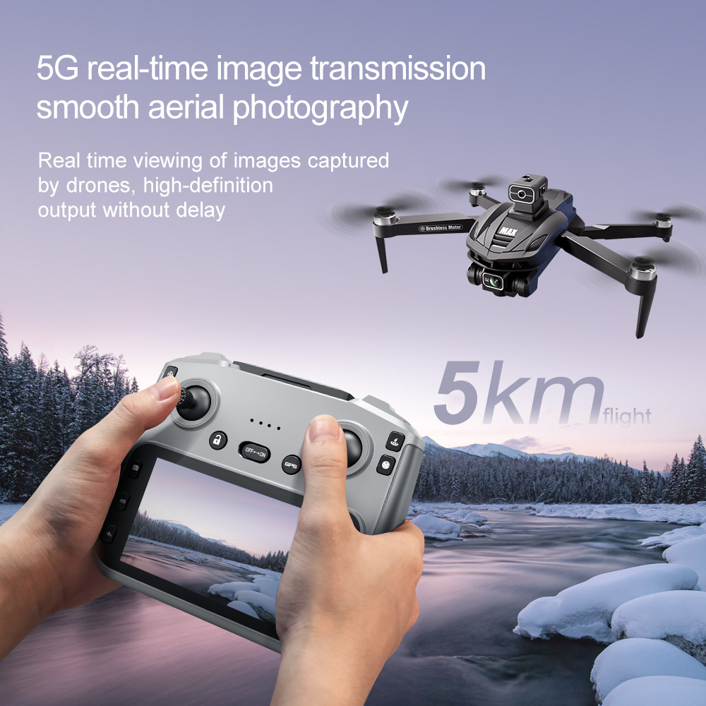 V168 PRO Max GPS Drone 8K Prof - Rc Helicopter Case avaliação e preço