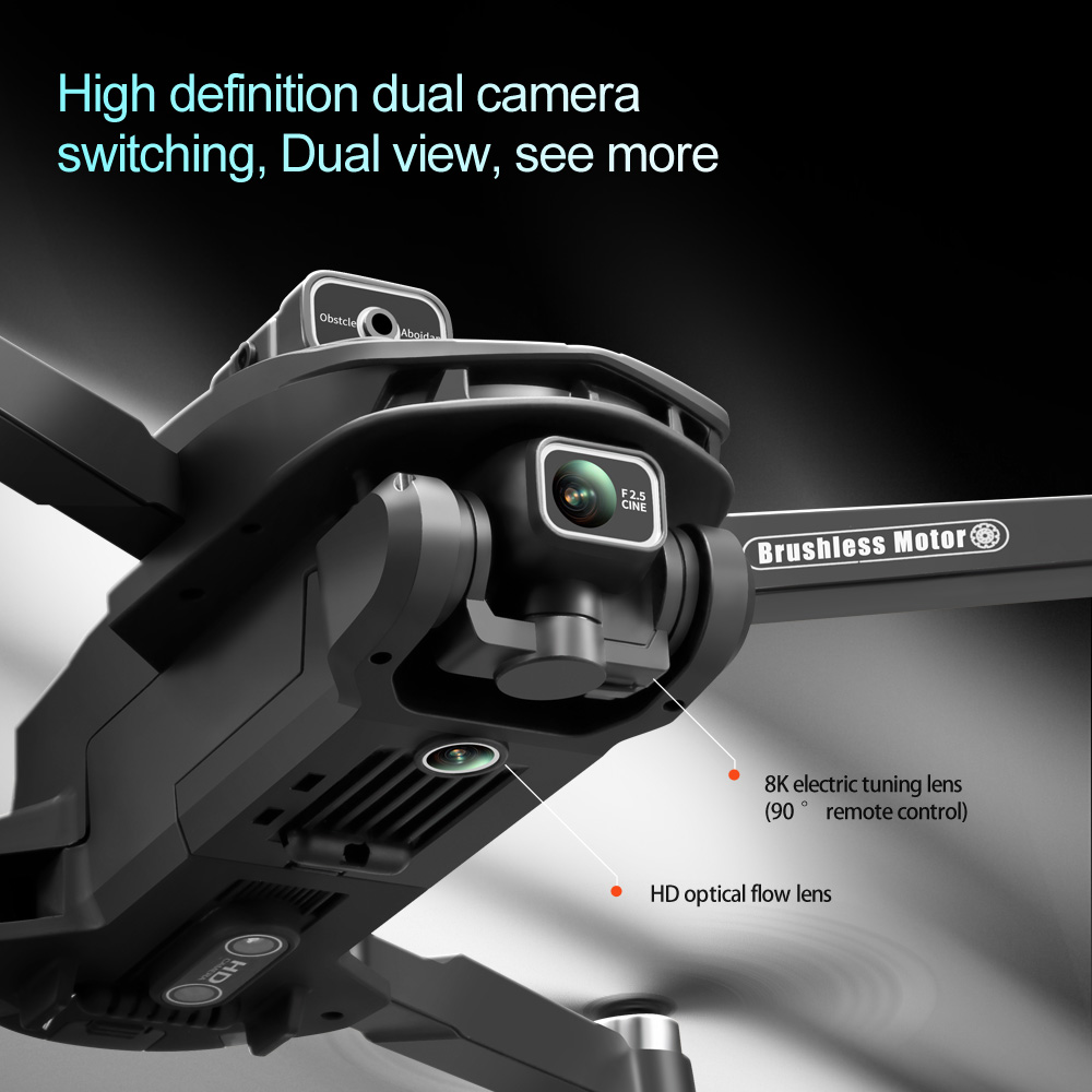 V168 PRO Max GPS Drone 8K Prof - Rc Helicopter Case avaliação e preço