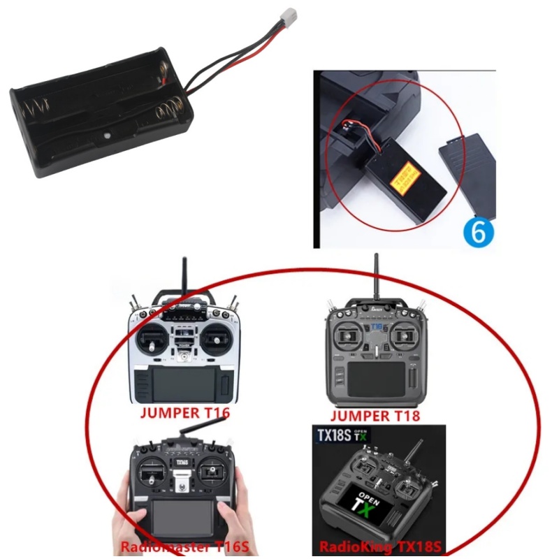 RadioMaster TX16S 2S 18650 Bat - Rc Helicopter Case avaliação e preço