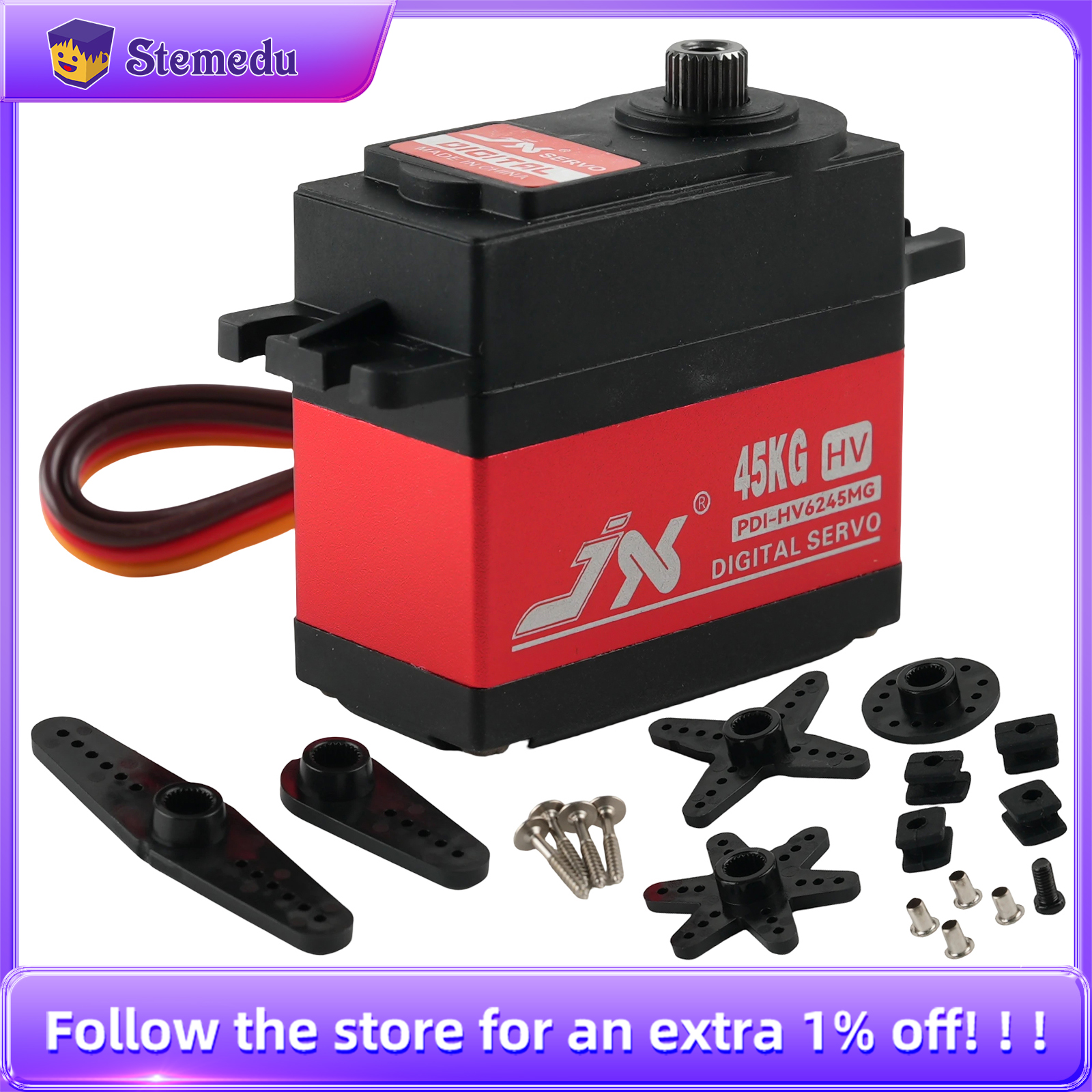 JX Servo PDI-HV6245MG 45KG HV  - Rc Helicopter Parts avaliação e preço