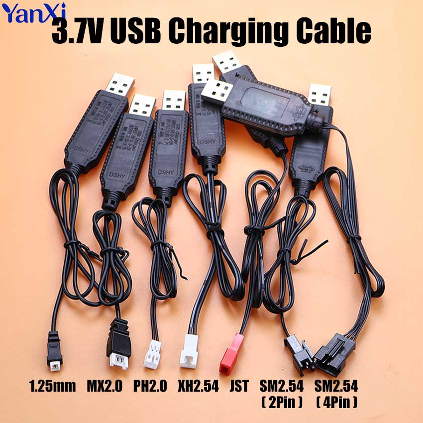 USB Charger Cable For 3.7V Lit - Rc Helicopter Charger avaliação e preço