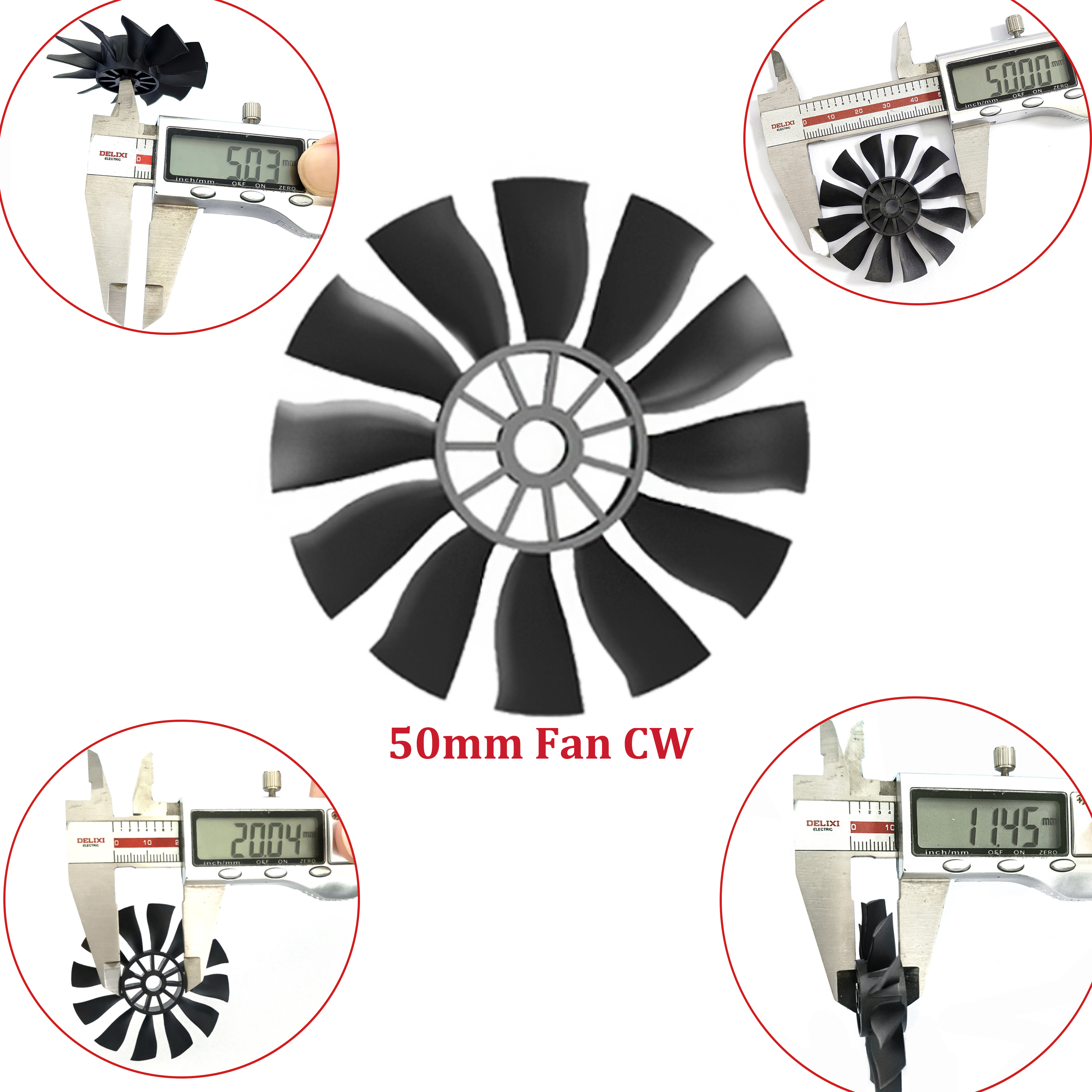 QX-MOTOR 12Blades CW CCW 70mm  - Rc Helicopter Blade avaliação e preço