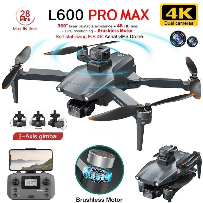 L600 PRO MAX GPS Drone Profess - Rc Helicopter Electric avaliação e preço