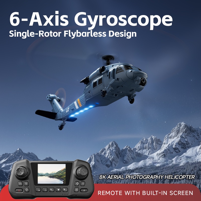 8K Flybarless Optical Flow Hov - Rc Helicopter Nitro avaliação e preço