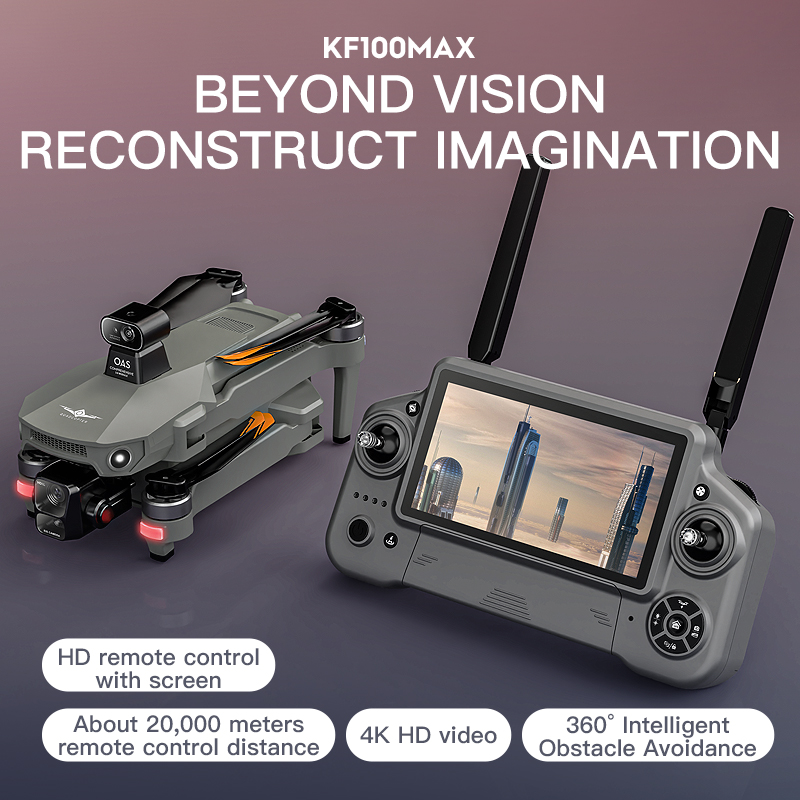 SJRC KF100 MAX 8K UHD Photo HD - Rc Helicopter Case avaliação e preço