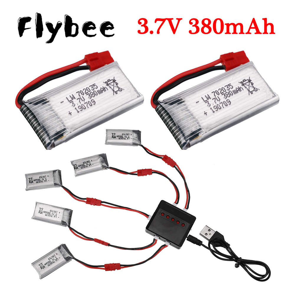 3.7V 380mAh Lipo Battery With  - Rc Helicopter Charger avaliação e preço