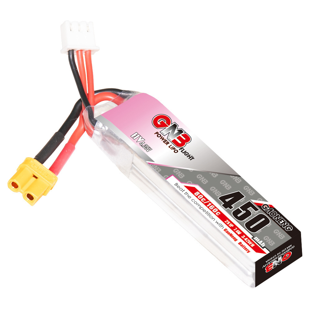 GNB LiPo Battery HV 2S 7.6V 45 - Rc Helicopter Parts avaliação e preço