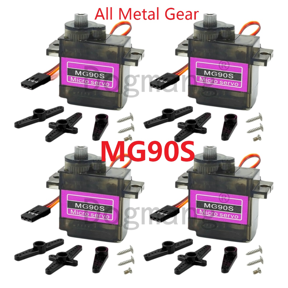 MG90S Servo 1/2/4/10/20/50 Pcs - Rc Helicopter Servo avaliação e preço