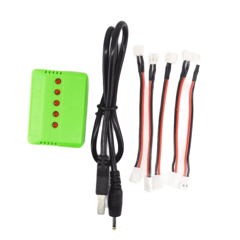 5PCS Cables And 1X 5 In 1 USB  - Rc Helicopter Charger avaliação e preço