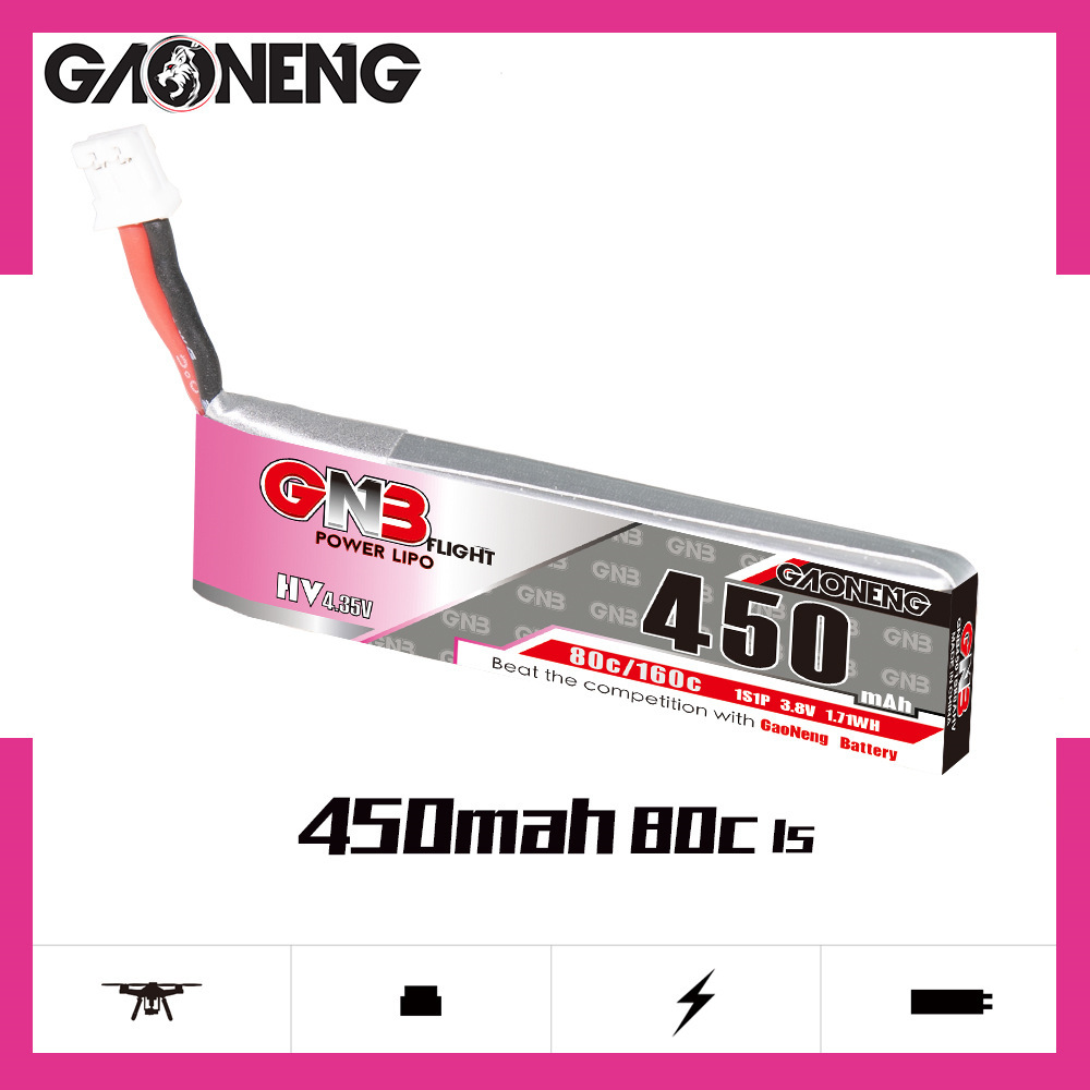 GNB HV 1S 3.8V 450mAh 80C/160C - Rc Helicopter Parts avaliação e preço