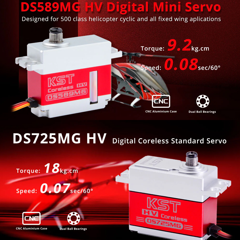 KST DS589MG /DS565X /DS725MG M - Rc Helicopter Mini avaliação e preço